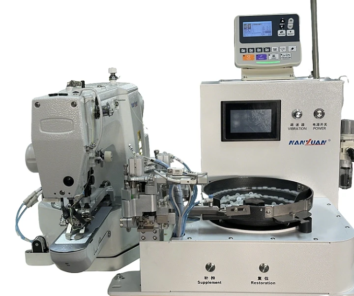 Computer-controlled Button Sewing Machine (with Automatic Button Feeding)